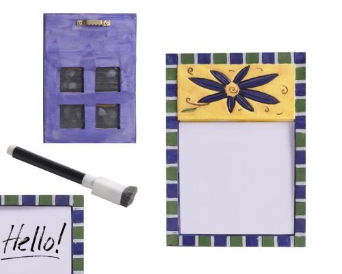P.BLUE FLOWER MEMO MAGNET