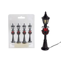 LED CANDLEABRA*4+CANDLE 12CM