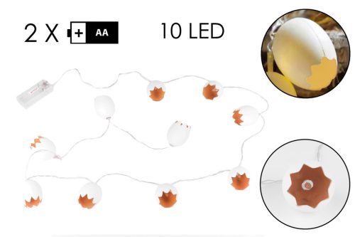 LED EGG CRACKLE WHITE 10L.165CM