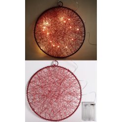Circle candle red 15LED 20