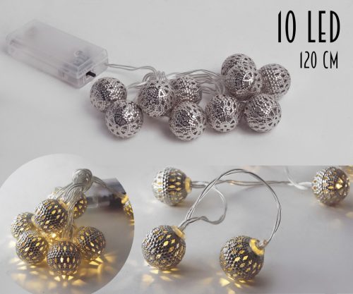 LED BALLGIRL WHITE 10LED 120CM