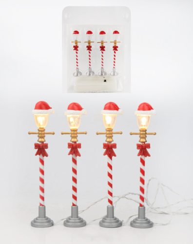 LED CANDLEABRA*4SNOWFLAKE 10