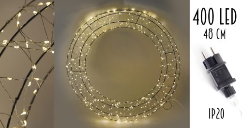 Wire wreath+400L 48