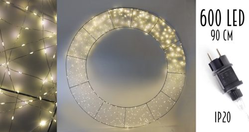 Wire wreath 2D 600L 90
