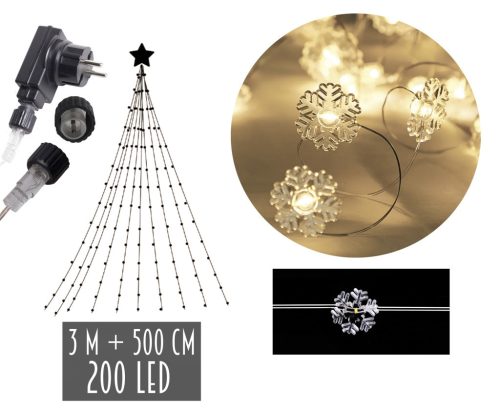 PIC.SKIRT SNOWFLAKE 200L/3MMF