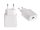 CHARGER HEAD WHITE/USB