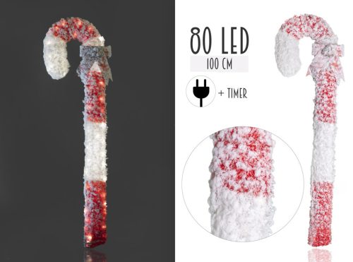 VIL.SÉTAPÁLCA+80LED SNOW/P100