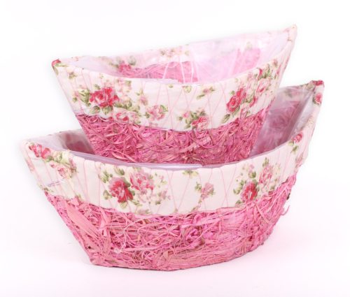 RAFFIA POT*2 BOAT RZS.25
