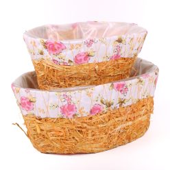 RAFFIA POT*2 OVAL NARI 23