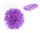DEK.PAPER FLOWERBALL PURPLE   15