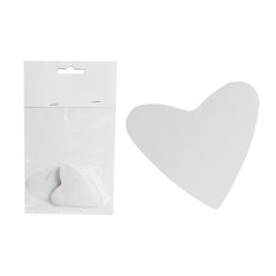 CONFETTI LARGE HEART WHITE 30G