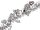 BOA WIDE + HEART SILVER 9CM*2M