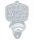 CAST IRON COAT RACK WHITE 13*9