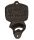 CAST IRON COAT RACK ANTIQUE 13*9
