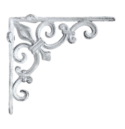 CAST IRON SHELF LILY WHITE 19*5