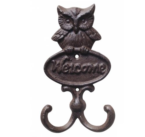 CAST IRON HOOK OWL TOILET ANT15