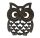 CAST IRON.PLACEMAT OWL ANT14