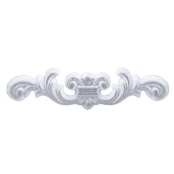 CAST IRON DRAWER HANDLE WHITE 16*4