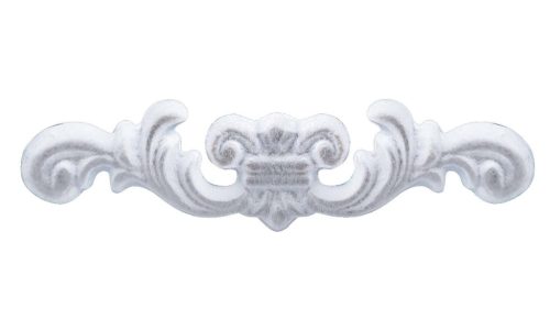 CAST IRON DRAWER HANDLE WHITE 16*4