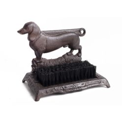 CAST IRON SHOE SCRAPER+BRUSH 23*18