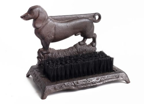 CAST IRON SHOE SCRAPER+BRUSH 23*18