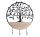 K.IRON TOOTH TREE OF LIFE BROWN36*36
