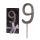 ON CAKE SERVER/CROSS. "9