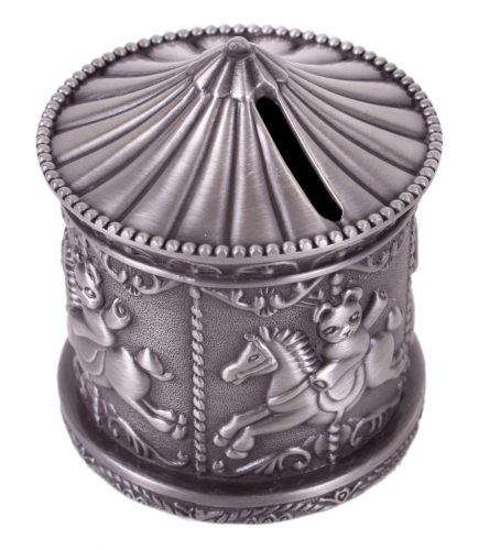 ON PIGGY BANK MERRY-GO-ROUND