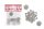 P.ICE FLOWER*8 SILVER 2.5*2.2