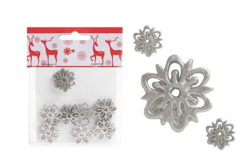 P.ICE FLOWER*8 SILVER 2.5*2.2