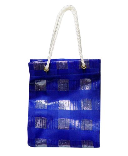 GIFT BAG BLUE-CHRISTMAS TREE 13CM