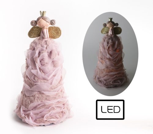 P.LED ANGEL PINK DRESS PINK23