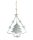 METAL LD.PINE TREES TURK/WHITE 15*19