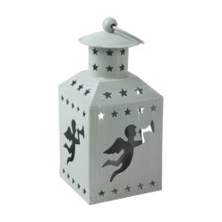 METAL MT.LANTERN ANG.TURQ/WHITE 14