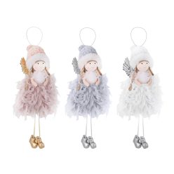 ANGEL LL+GLASS BEADS+FEATHERS 3S 18