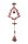 WOODEN PINE TREE HOLE+METAL PINK  44
