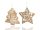 DEK.WOOD PINE+STAR*2 BROWN 9