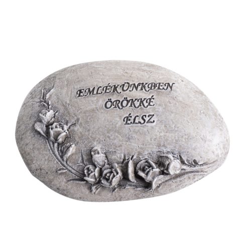 P.STONE GRAVE DECOR GREY 11.5*8
