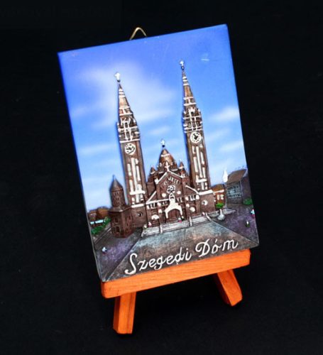 P.SZEGED CATHEDRAL+STAND 10CM