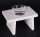 Ü.WOODEN TRAY+WHITE 12*7*8