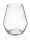 Curved water vase clear 25*25