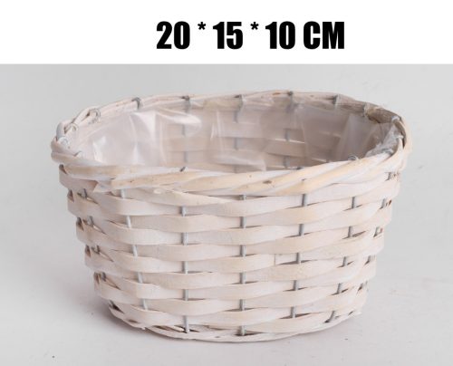 OVAL WHITE LACE 20*15*10