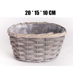OVAL GREY LACE 20*15*10