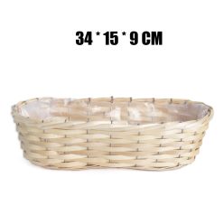 OVAL NATURAL LACE 34*15*9