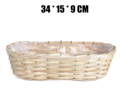 OVAL NATURAL LACE 34*15*9