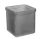 Ü.WOODEN TRAY CUBE GRAY FROST. 6*6