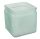 Ü.WOODEN TRAY CUBE GREEN FR. 10*10
