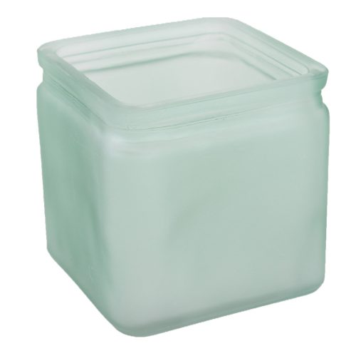 Ü.WOODEN TRAY CUBE GREEN FR. 10*10