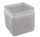 Ü.WOODEN TRAY CUBE WHITE FR. 10*10