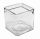 Ü.WOODEN TRAY CUBE CLEAR 10*10